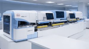 Интегрированная лабораторная система Roche Cobas 8000 с модулями биохимического и иммунохимического анализа
