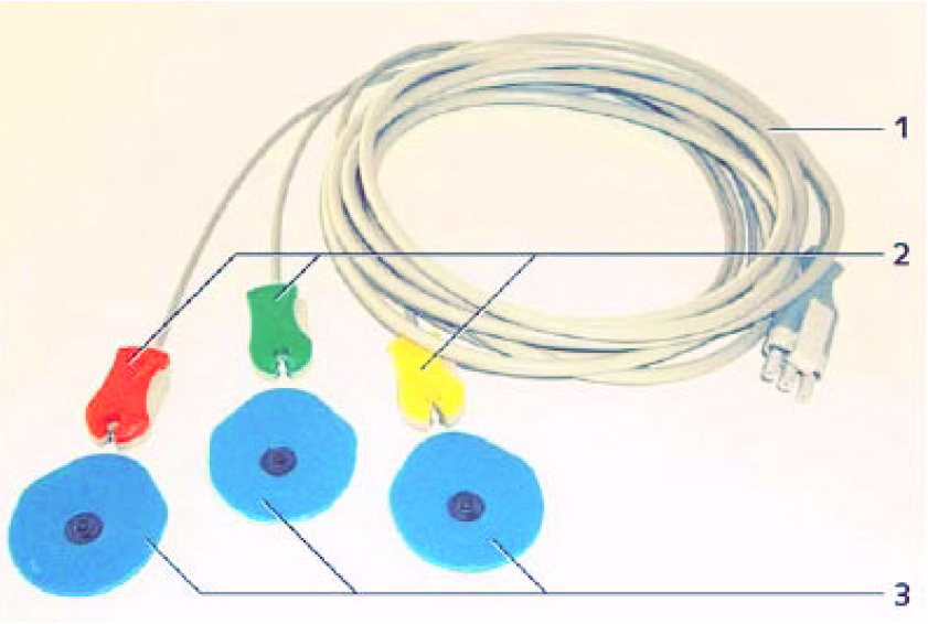 ЭКГ-кабель пациента трехполюсный